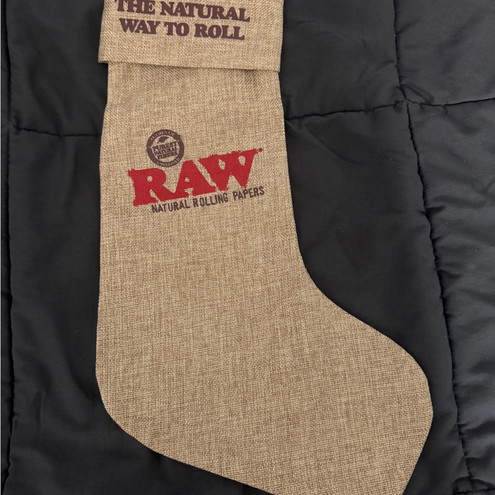 RAW Natural Holiday Stocking